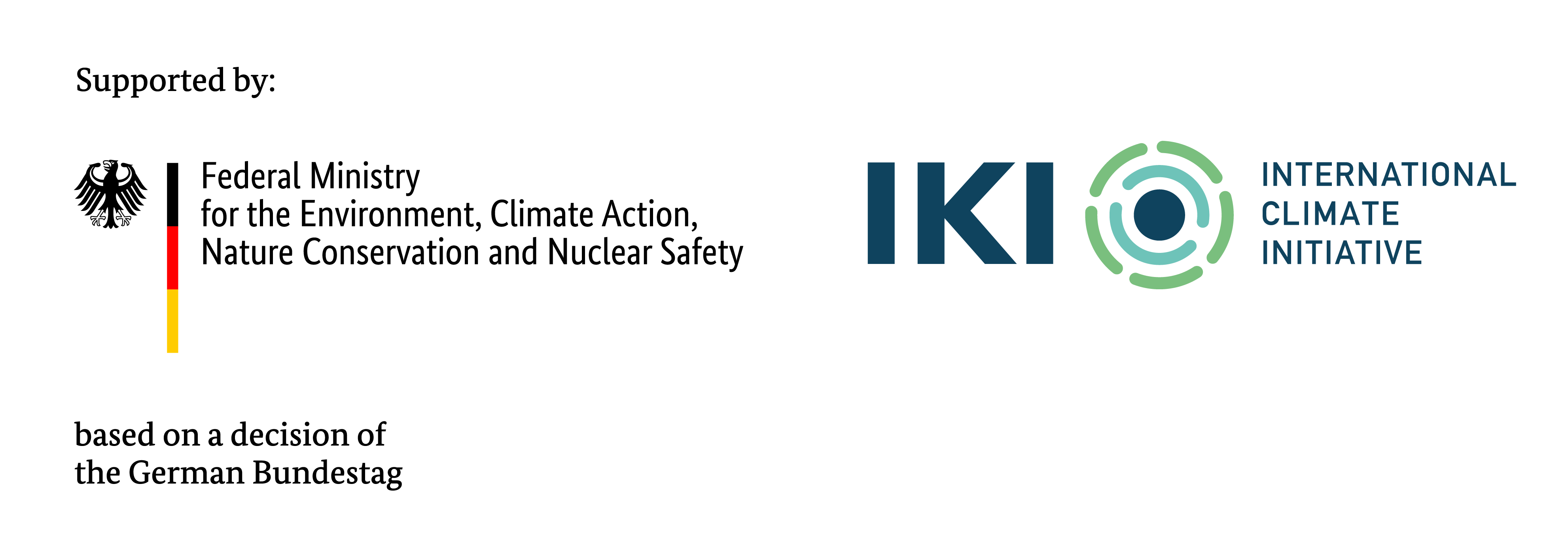 This project is supported by the International Climate Initiative (IKI) of the Federal Government of Germany. IKI is anchored in the Federal Ministry for the Environment, Climate Action, Nature Conservation and Nuclear Safety (BMUKN).  