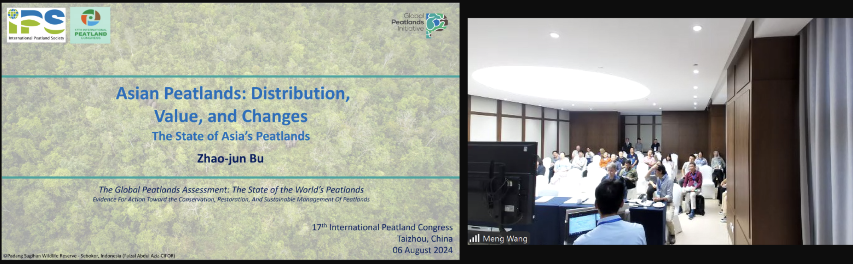 Asian Peatlands: Distribution, Value and Changes by Zhao-Jun Bu (Northeast Normal University, China) 