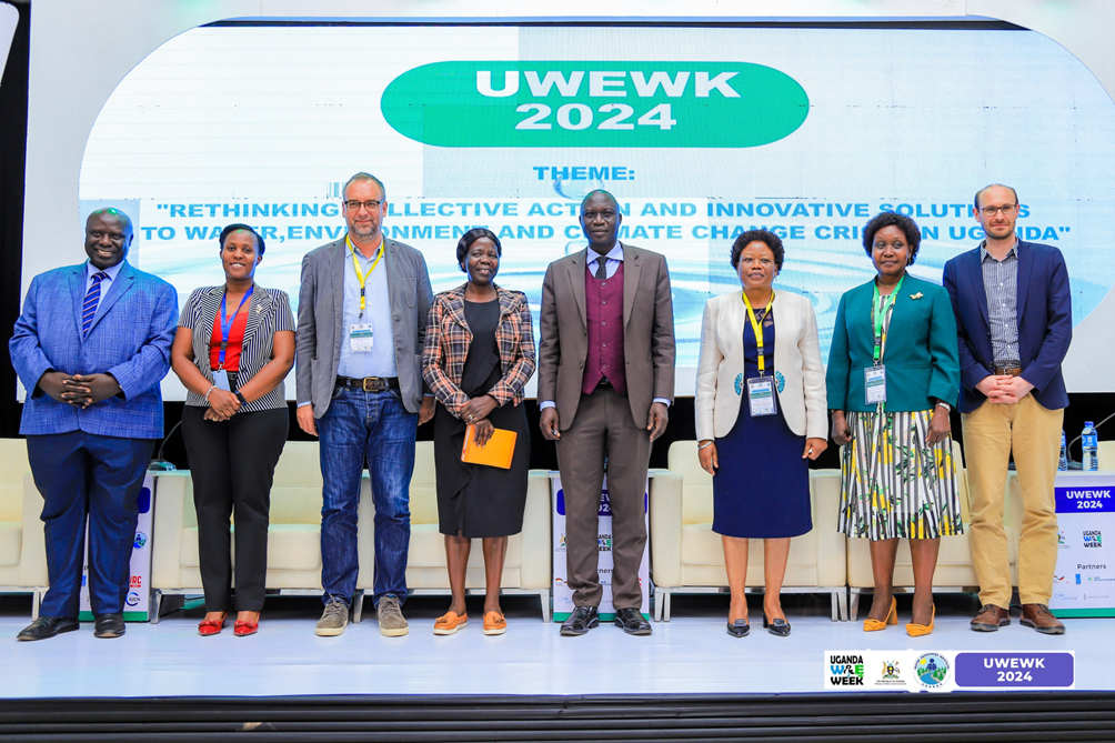 Panellists at the Peatlands dialogue during the Uganda Water and Environment Week in Kampala, Uganda (20 March 2024)