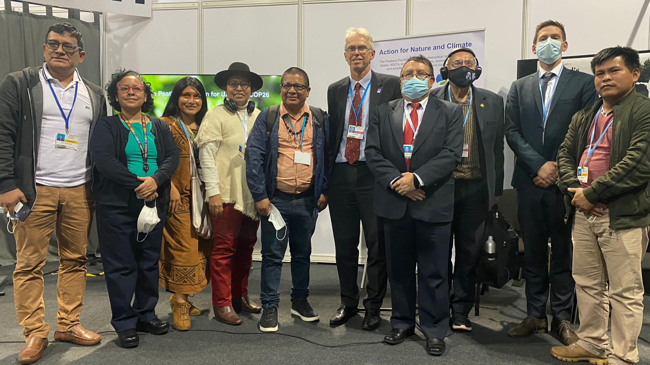 The delegation from the Peruvian Ministry for the Environment invited indigenous representatives to talk about indigenous perspectives on ecosystem preservation and the power of indigenous knowledge.