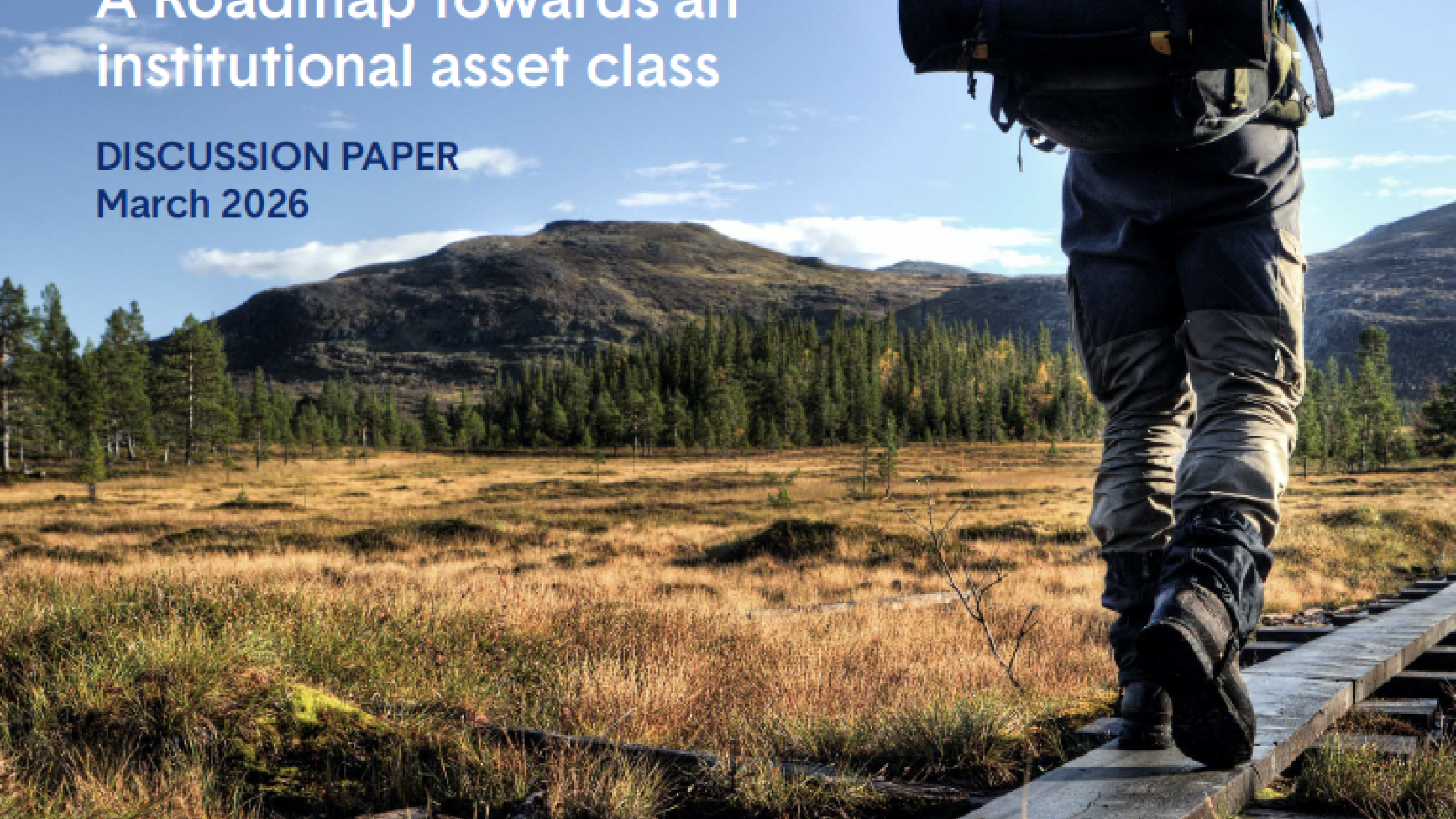 Financing European Peatlands: A Roadmap towards an institutional asset class