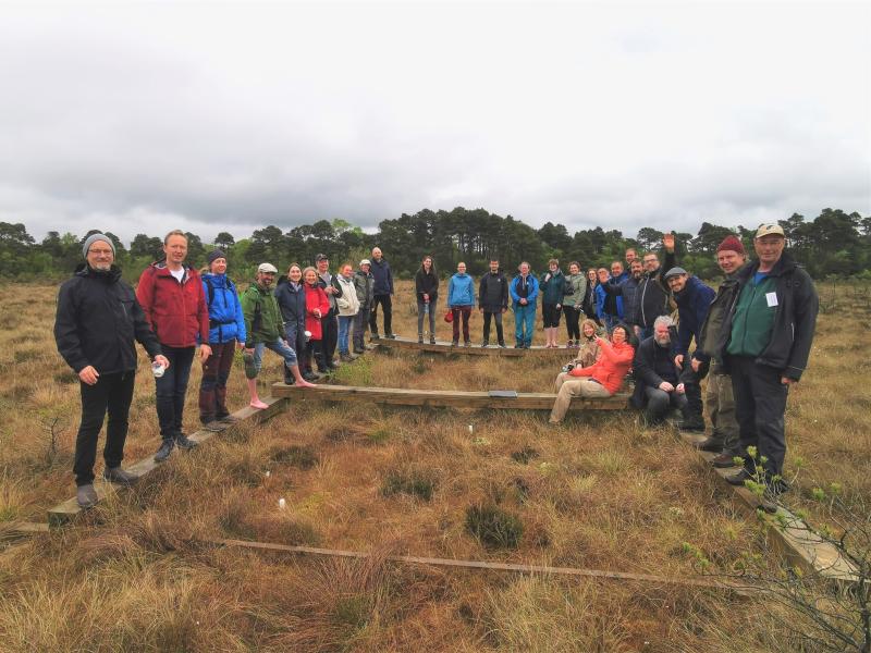 As a Knowledge Site for the EU-funded WaterLANDS Project, involving 23 partners from 14 countries, delegates paid a visit to Abbeyleix Bog in 2022.